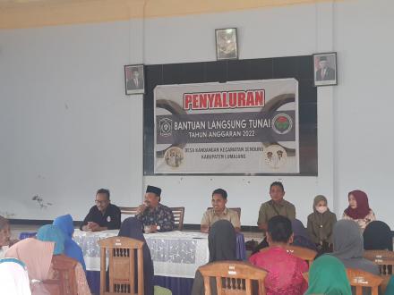 Penyaluran Bantuan Langsung Tunai 